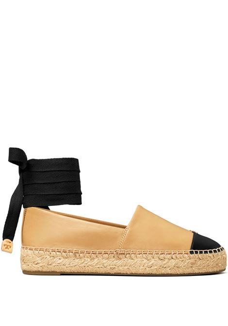 Brown colourblock espadrilles Tory burch - women